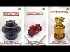 أجزاء الحفارة هيدروليكية المضخة الرئيسية محرك نقل خفض علبة التروس