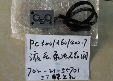 Speed Solenoid Valve Excavator Spare Parts For PC300-7 PC360-7 702-21-55701 702-21-56900 702-21-57500
