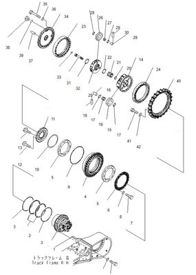 21M-27-00041 Travel Motor Assy Excavator PC600-8 PC650-8MO PC600-8MO Final Drive لكوماتسو