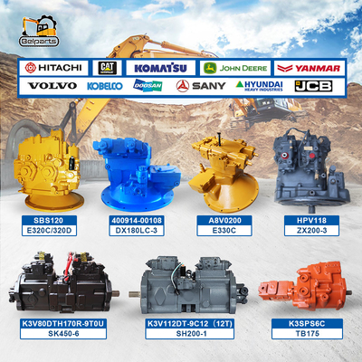 المضخة الهيدروليكية حفرة Belparts E330C SH200-1 SK480-6 ZX200-3 للمضخة الرئيسية Kobelco هيتاشي K3V180DT K3V112DT