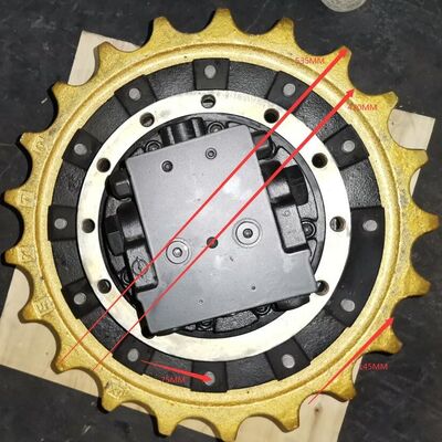 EX75UR EX75UR-3 آخر محرك للجزء الغيري من حفر هيتاش 9118299 تركيب محرك السفر