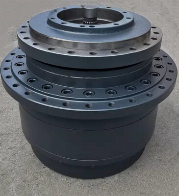 R450LC-7 تخفيض السفر لقطع غيار حفارات هيونداي 39QB-42100 علبة تروس مخفض المشي OEM