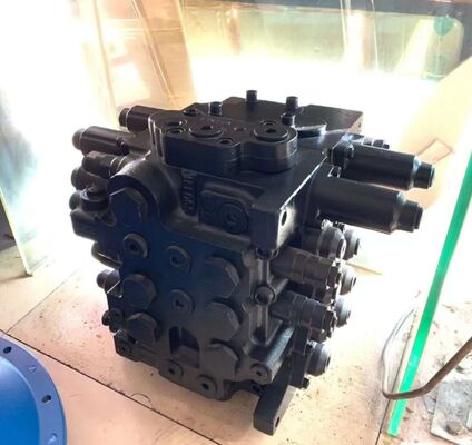 SK200-6E صمام التحكم الرئيسي الهيدروليكي Assy لقطع الغيار Kobelco Excavator YN30V00079F1 YN30V00079F2 KMX15YD YN30V00025F1 صمام التحكم الرئيسي OEM