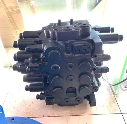 SK200-6E صمام التحكم الرئيسي الهيدروليكي Assy لقطع الغيار Kobelco Excavator YN30V00079F1 YN30V00079F2 KMX15YD YN30V00025F1 صمام التحكم الرئيسي OEM