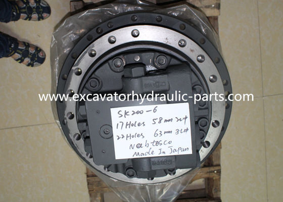 SK200-6 جهاز السفر Final Drive Assy ، SK200-6 محرك السفر لحفارة Kobelco